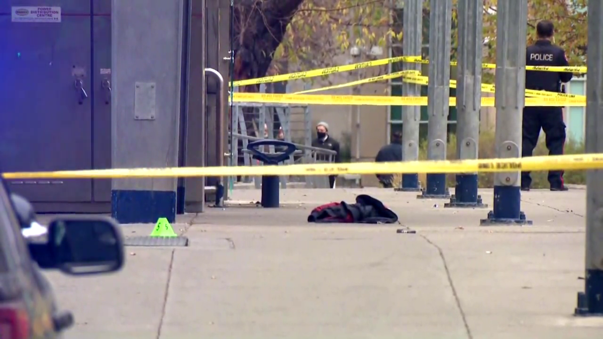 Calgary police responded to a series of downtown attacks on Friday, Oct. 15, 2021.