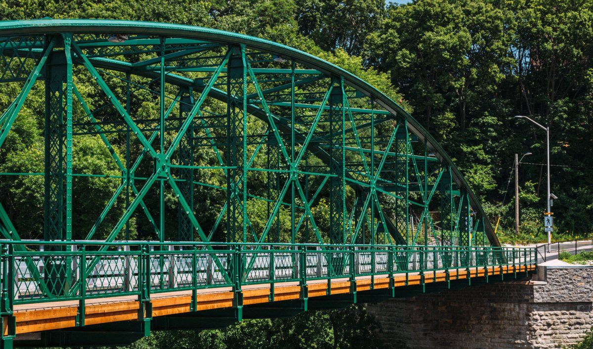 London, Ontario's Blackfriars Bridge as seen in August 2019.