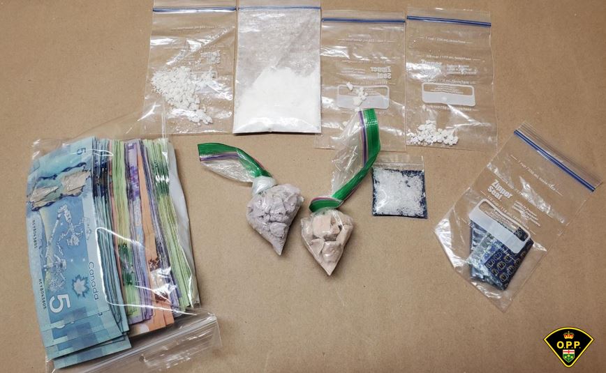OPP say a search of a Napanee home turned up a large amount of fentanyl, some cocaine, crack cocaine and meth along with nearly $4,600 in cash. .