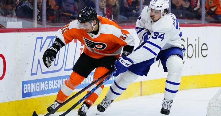 Nylander, Campbell memimpin Maple Leafs menang 3-0 atas Flyers