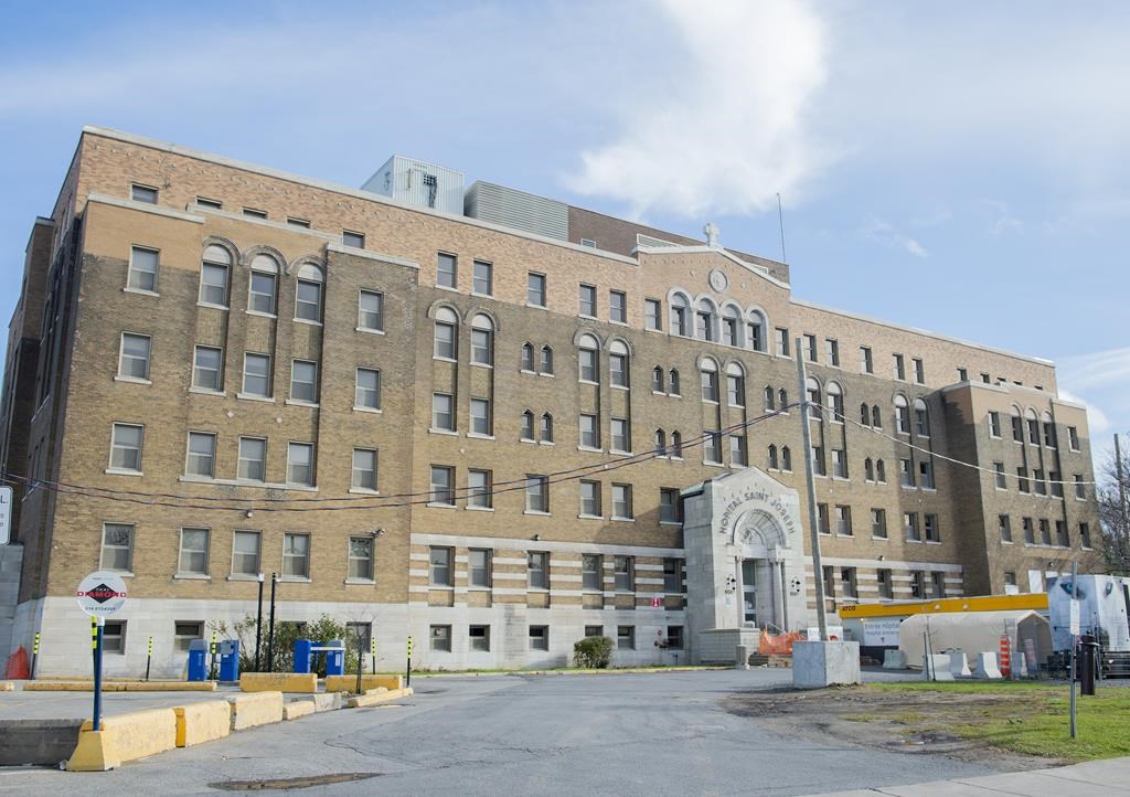 The Lachine Hospital in Montreal, Sunday, Nov. 14, 2021.