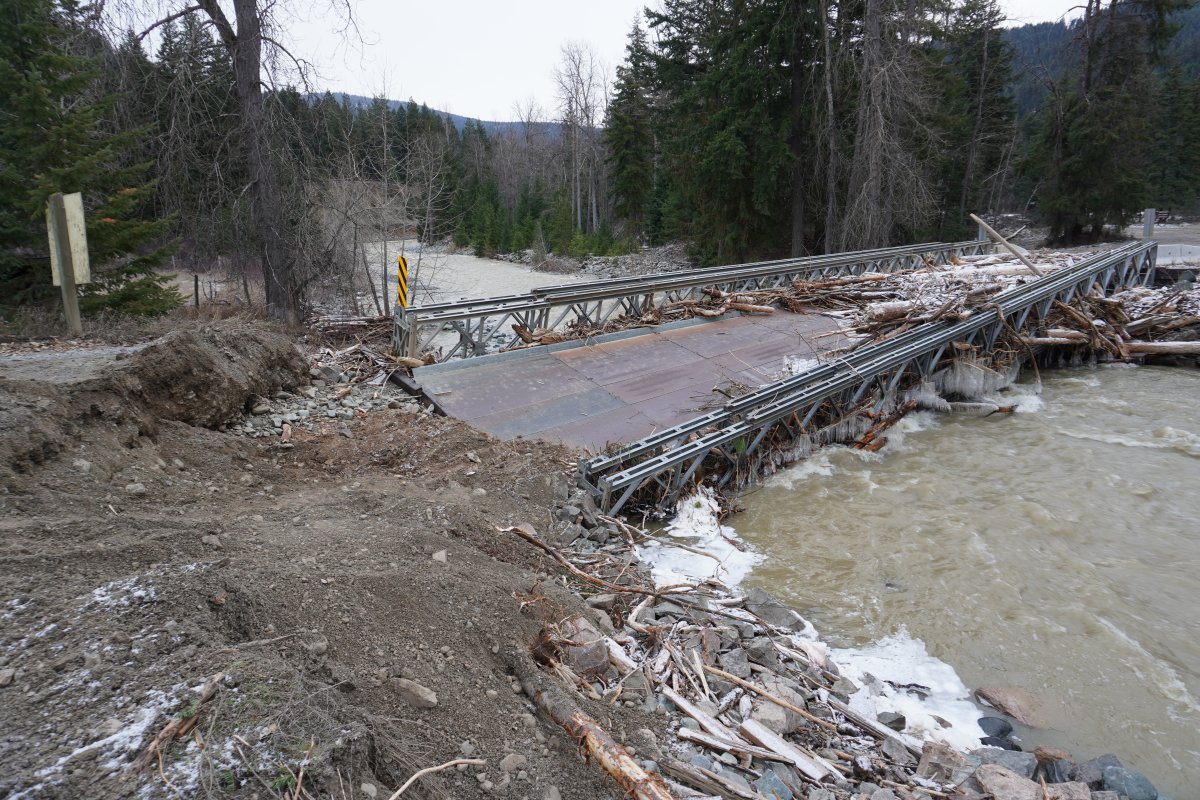 A look at the Granite Creek Bridge near Coalmont, B.C.