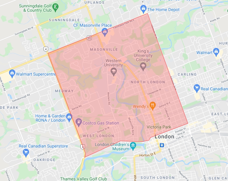 As part of his release order, Singh is ordered to not go anywhere within this boundary.