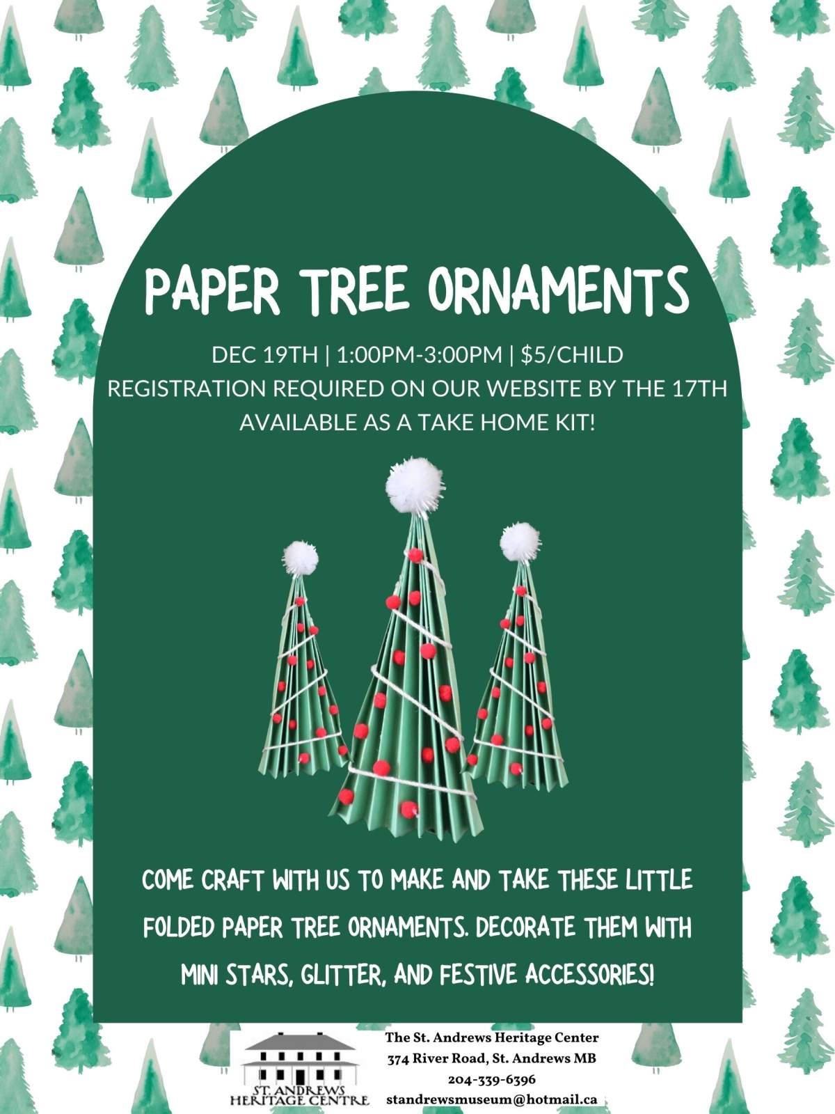 Paper Tree Ornaments - image