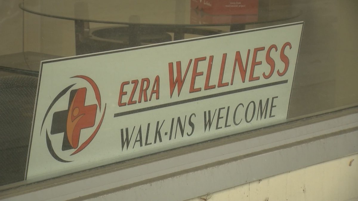 The Ezra Wellness Centre was operating out of a Kamloops storefront.
