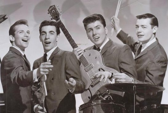 Ray Hutchinson of The Beau-Marks, third from left, died Sunday in Peterborough.