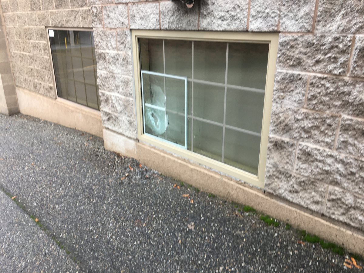 A law firm in Vernon says someone broke a window last week and tried lighting the building on fire in what was a failed arson attempt.