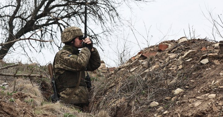 Russia has nearly 100K troops near border, Ukraine president says