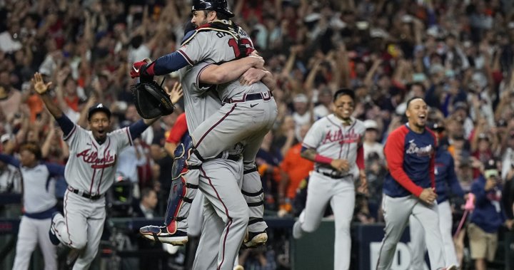 Atlanta Braves win 1st World Series title since 1995, defeating Houston Astros 7-0
