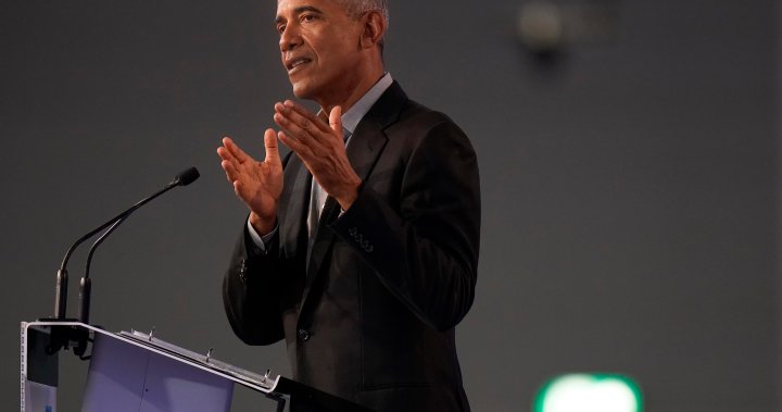 Obama tells COP26 countries must ‘act now’ to help poor nations tackle climate change