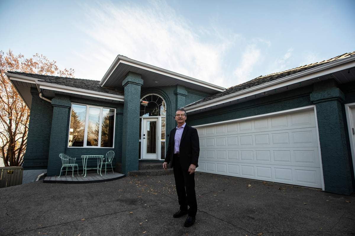 Real estate agent, Brian Cyr pictured at what is considered the gold standard of homes for people with disabilities, in St. Albert, Alta., on Thursday November 4, 2021.
