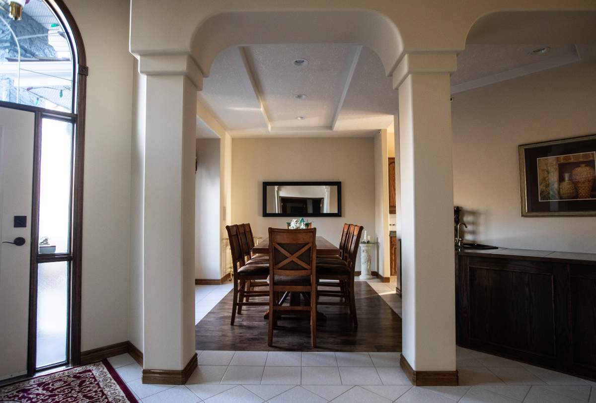 The dining area of what is considered the gold standard of homes for people with disabilities, in St. Albert, Alta., on Thursday November 4, 2021.