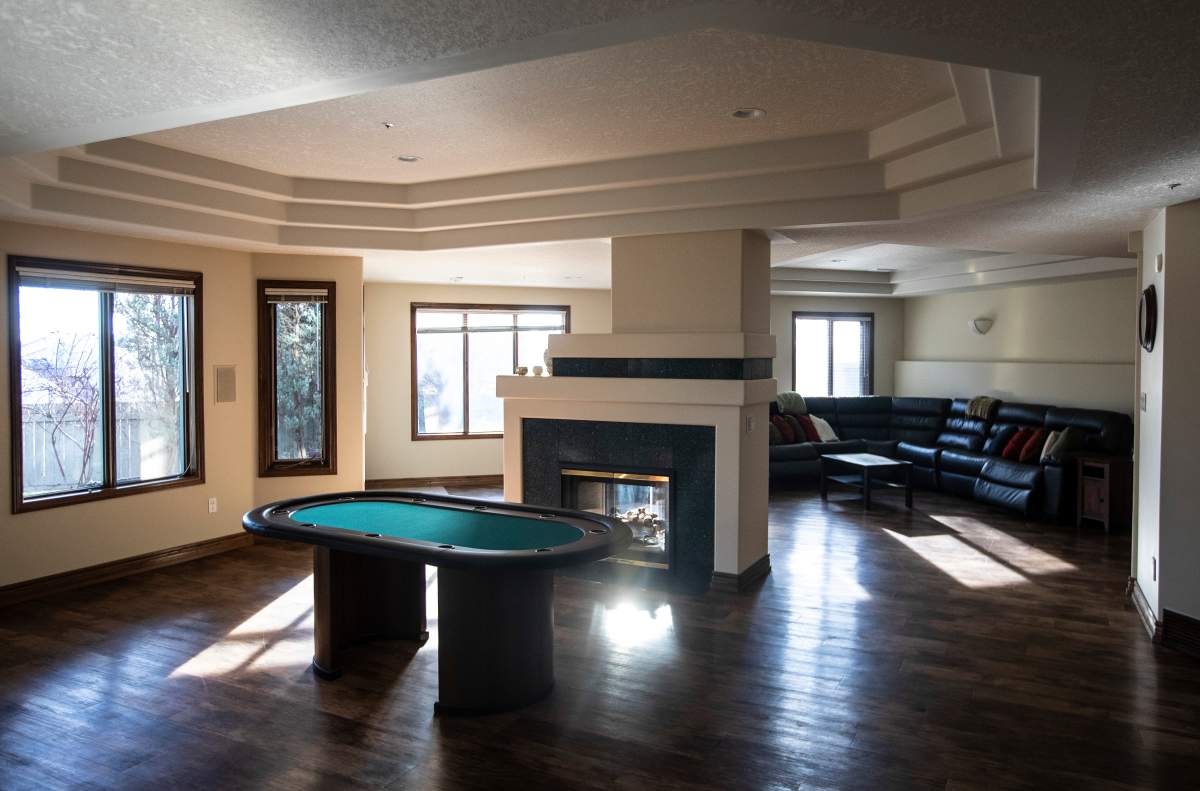 The basement area of what is considered the gold standard of homes for people with disabilities, in St. Albert, Alta., on Thursday November 4, 2021.