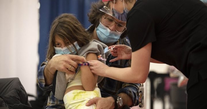 Toronto police officers to patrol near COVID vaccination sites as children begin receiving shots