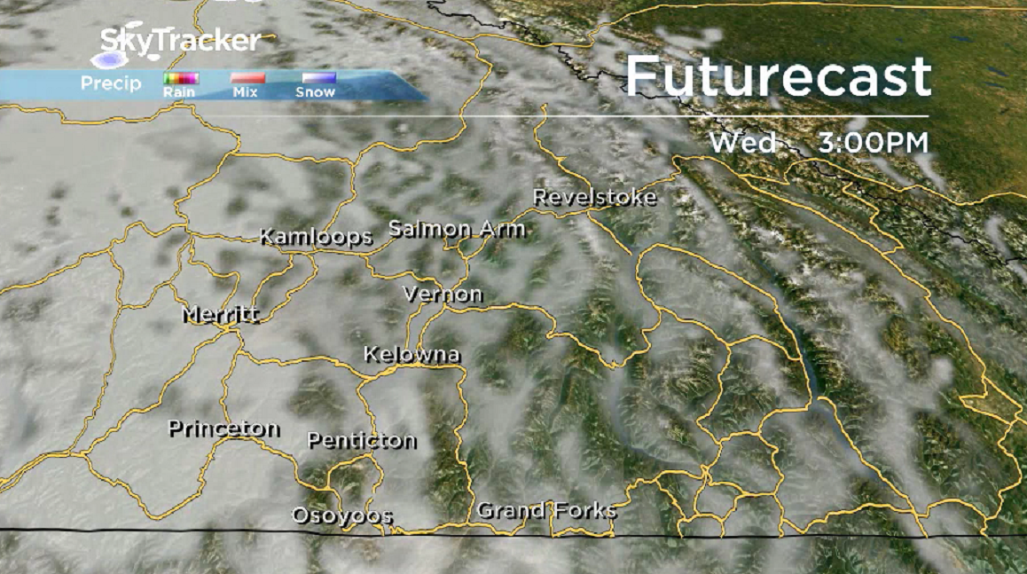 Clouds return after some morning sunny breaks on Wednesday.