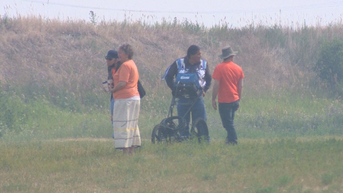 The remains of one child were found near the former site of a residential school in Delmas, Sask.