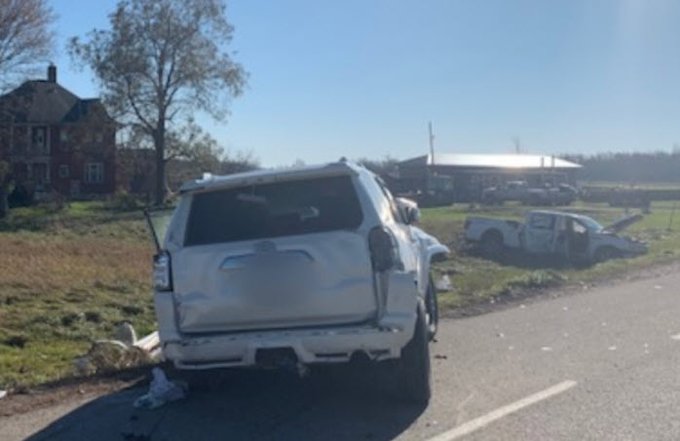 OPP are investigating a crash in Mapleton, Ont. 
