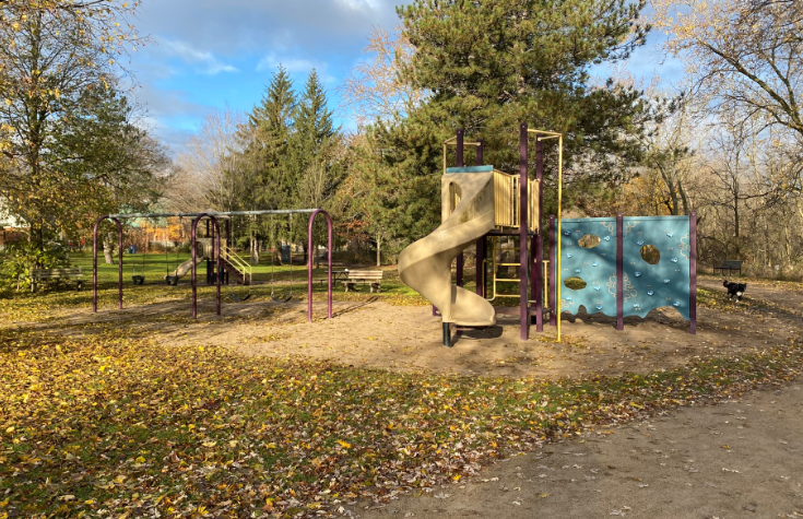 One of five playgrounds that the City of Guelph replaced in 2022.