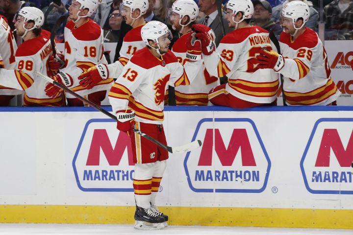 Gaudreau Grabs 3 Points As Flames Win 5-0 Over Sabres In Buffalo ...