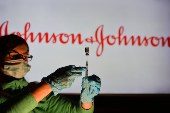 Johnson & Johnson COVID-19 vaccine is illustrated in this file photo.