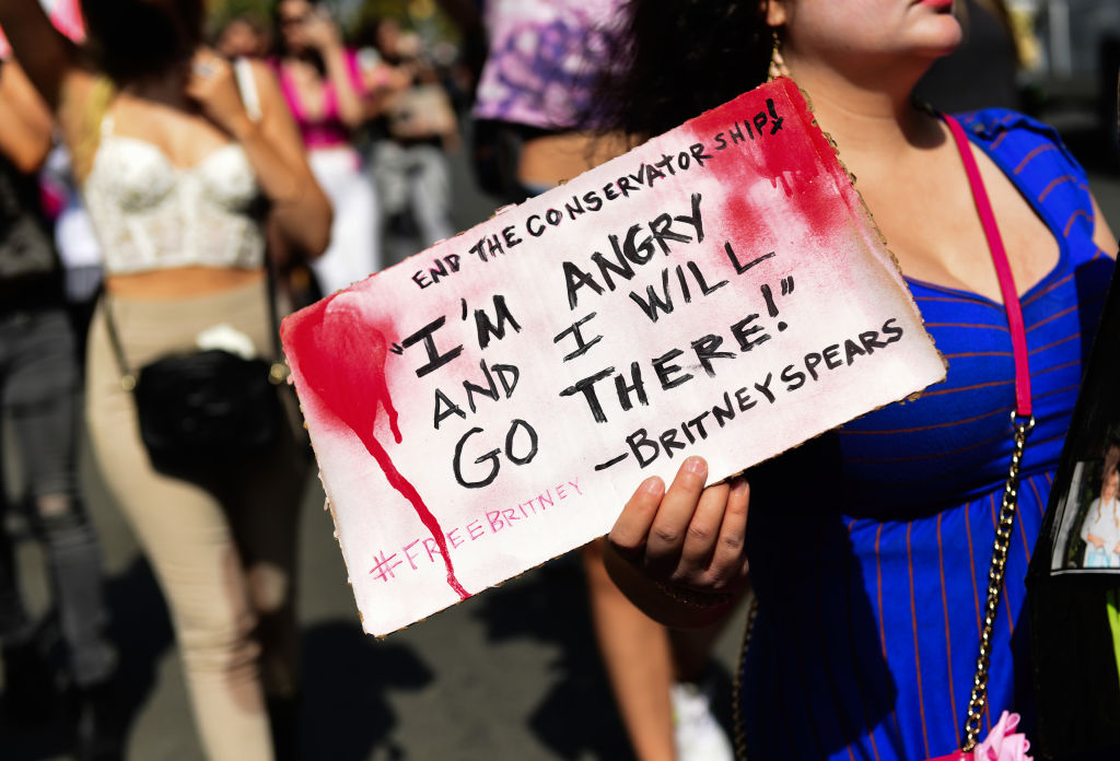 A photo from the #FreeBritney Rally In Los Angeles