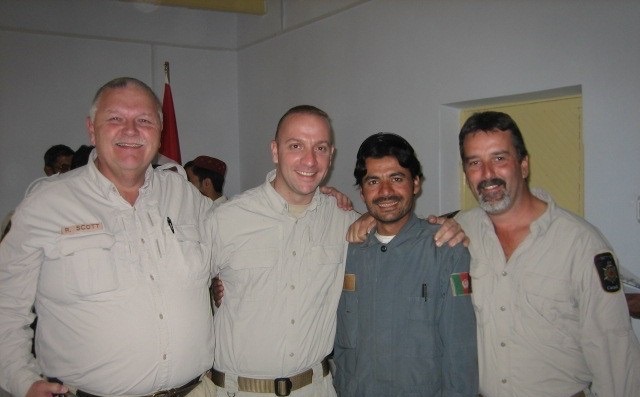 Canadian Randie Scott (left) worked alongside Mohammad Ismail in Kandahar.