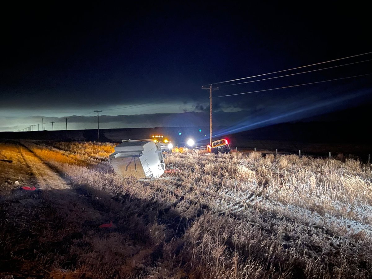 Emergency crews responded to a fatal crash on Highway 8 about 500 metres east of the Highway 22 traffic circle on Tuesday, Nov. 23, 2021.