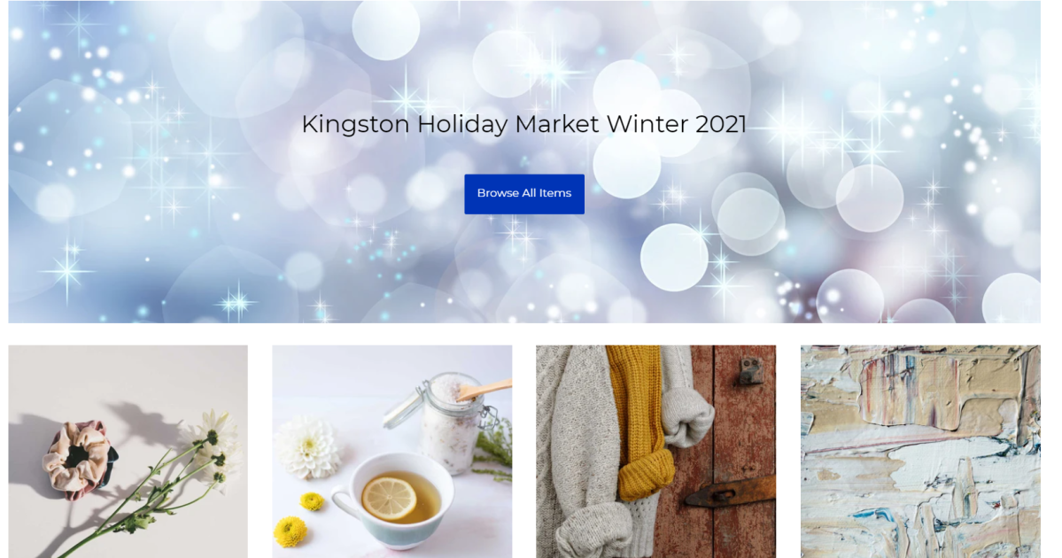 There are 80 vendors signed up for this year's Kingston Holiday Market, which will take place completely online due to the COVID-19 pandemic. 