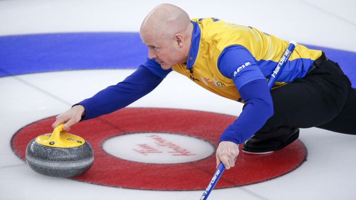 File photo of Kevin Koe from March 2021.