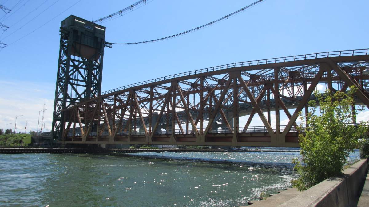 The Burlington Canal Lift Bridge.