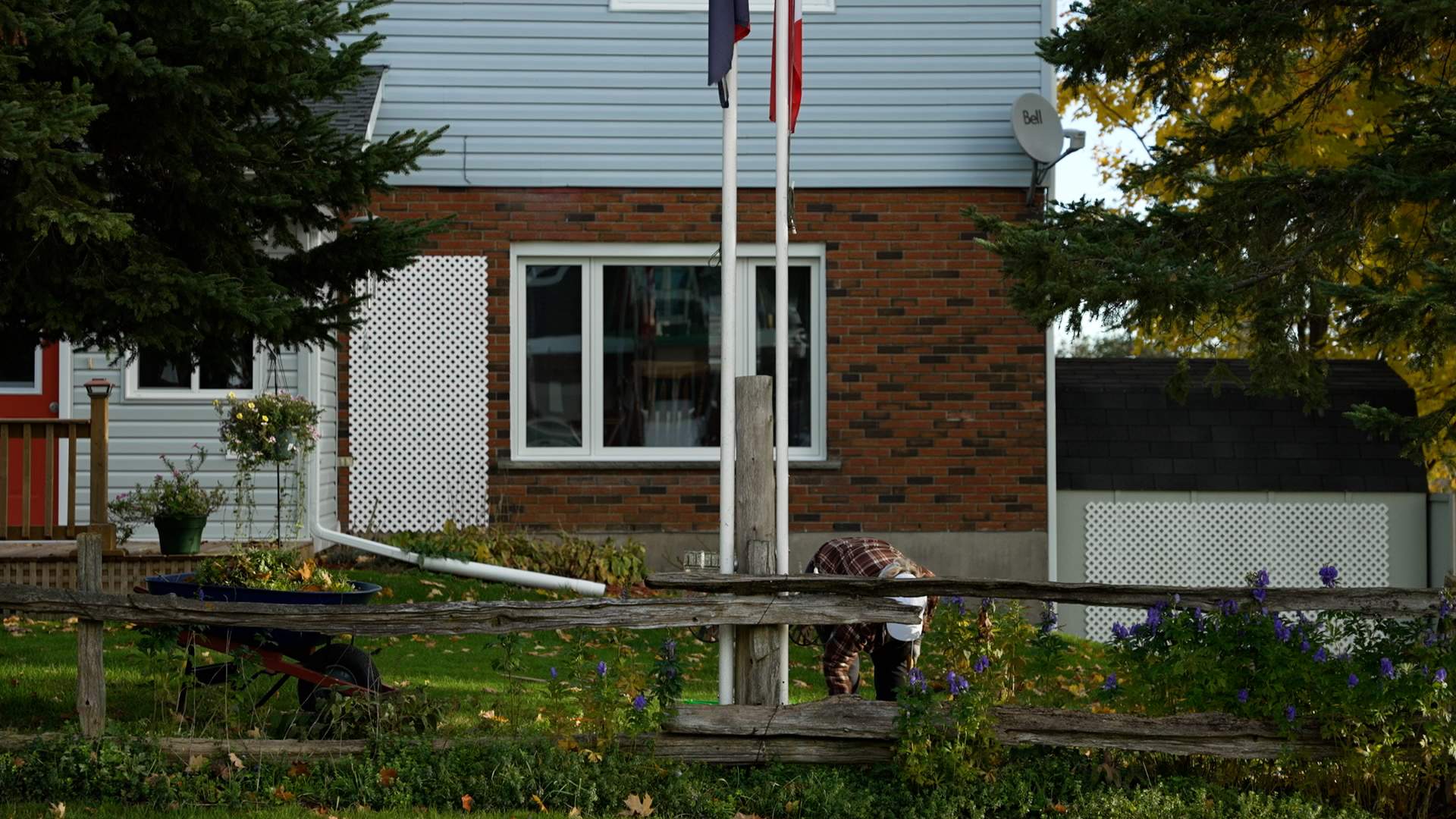 Lynn Croft gardens in the front lawn of her Markdale home. She says she’s not opposed to the town’s growth, but worries it’s happening too fast.