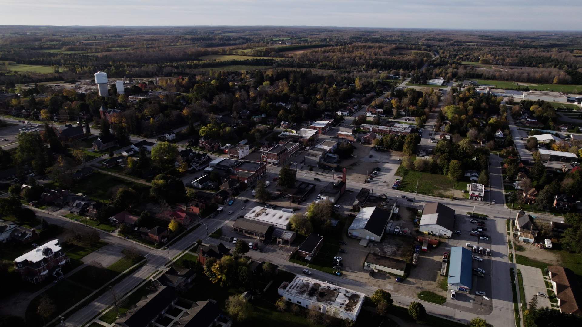Aerial view of Markdale.