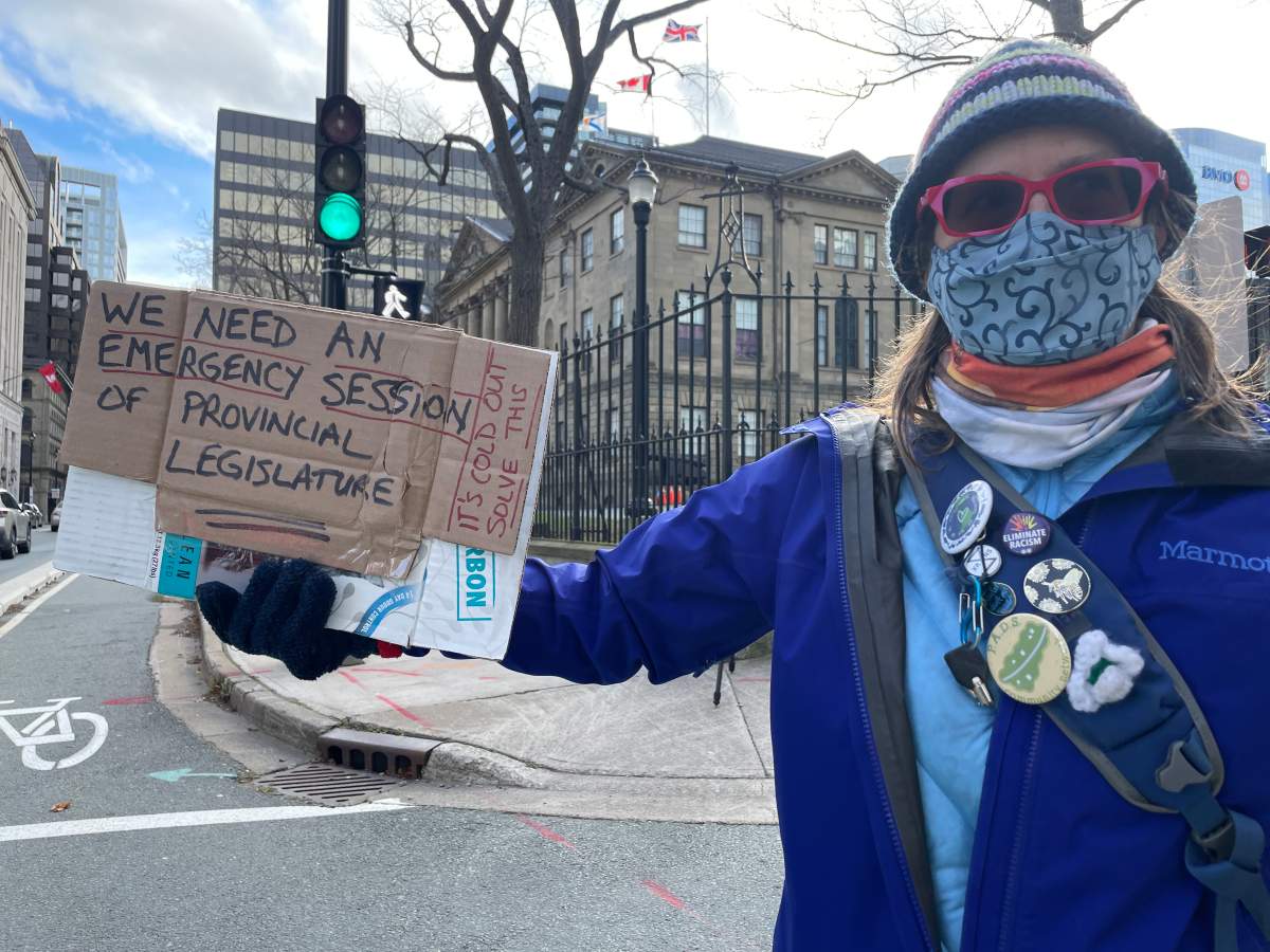 Advocates called for an emergency session of the provincial legislature to be called, to address the immediate housing needs of people sleeping rough.