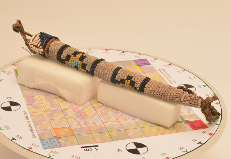 Blackfoot Awl Case, located in the Museum of Archeology and Anthropology at the University of Cambridge.