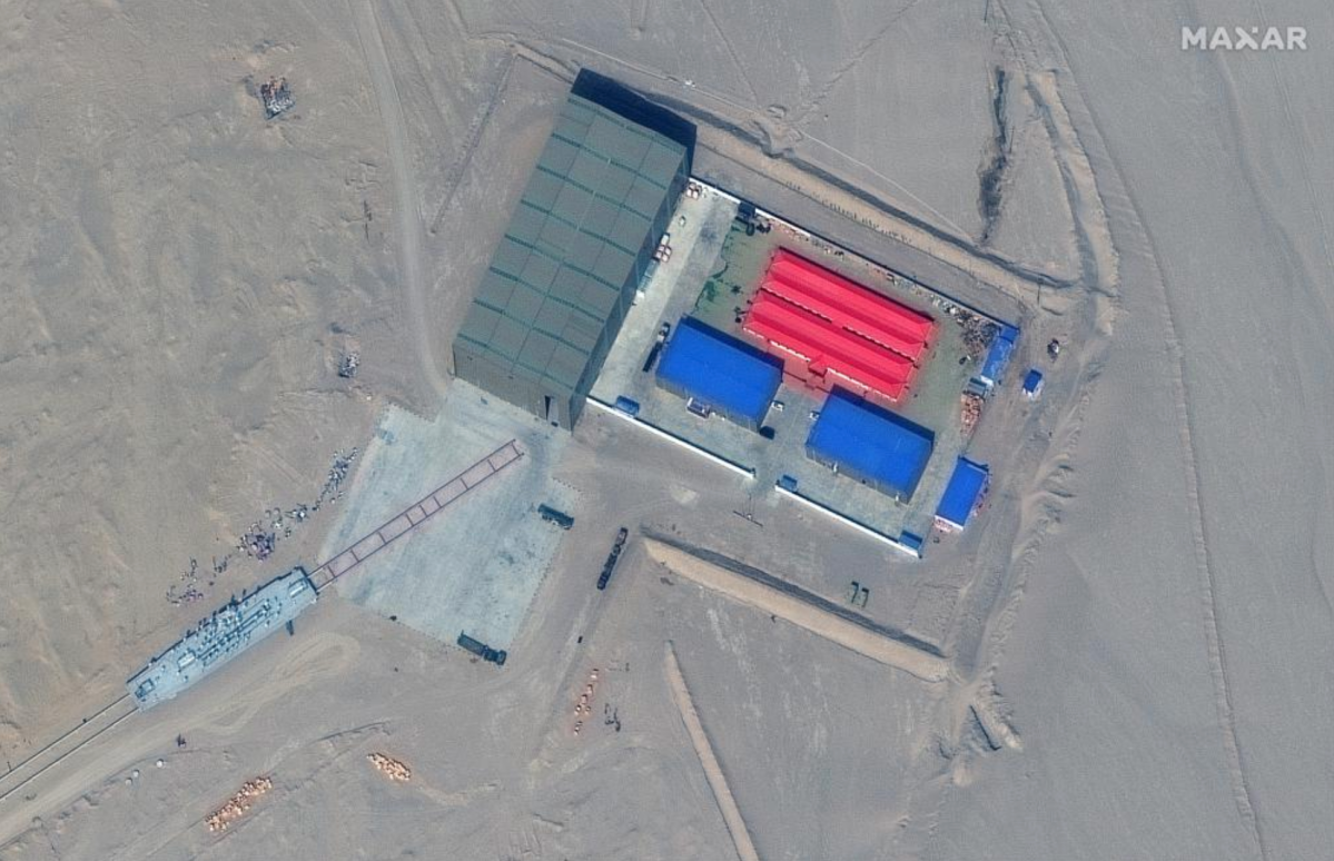 Satellite image of China