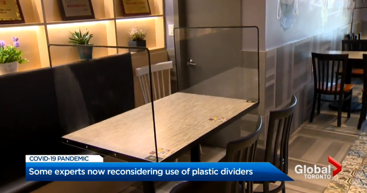 COVID-19: Plastic dividers widely ineffective or even counterproductive, Ontario expert says