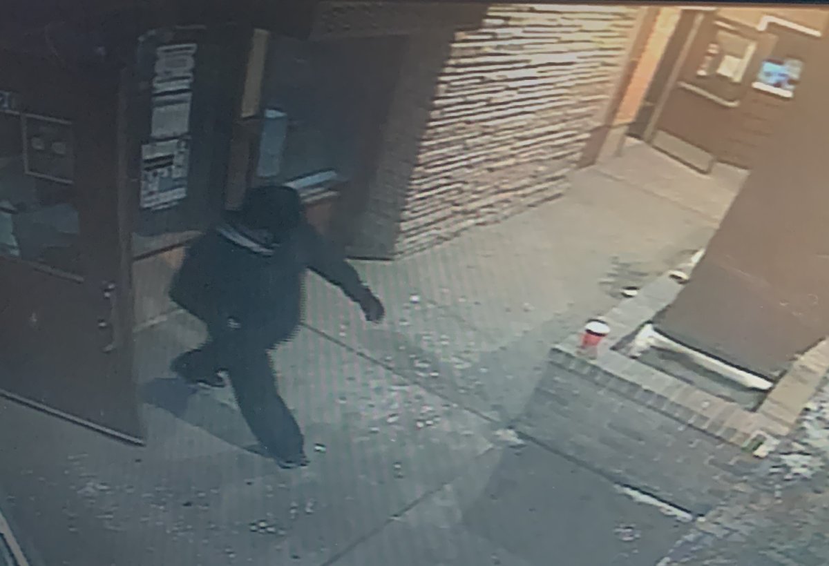 A suspect believed to have robbed a Selkirk business.