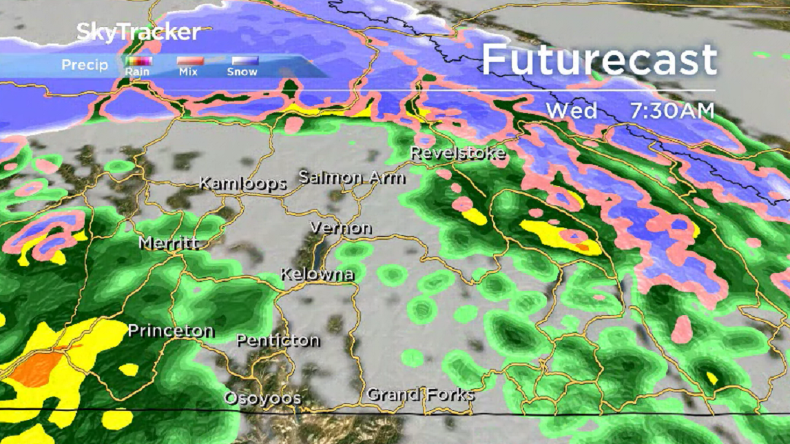 There is a slight chance of showers to start December Wednesday morning.