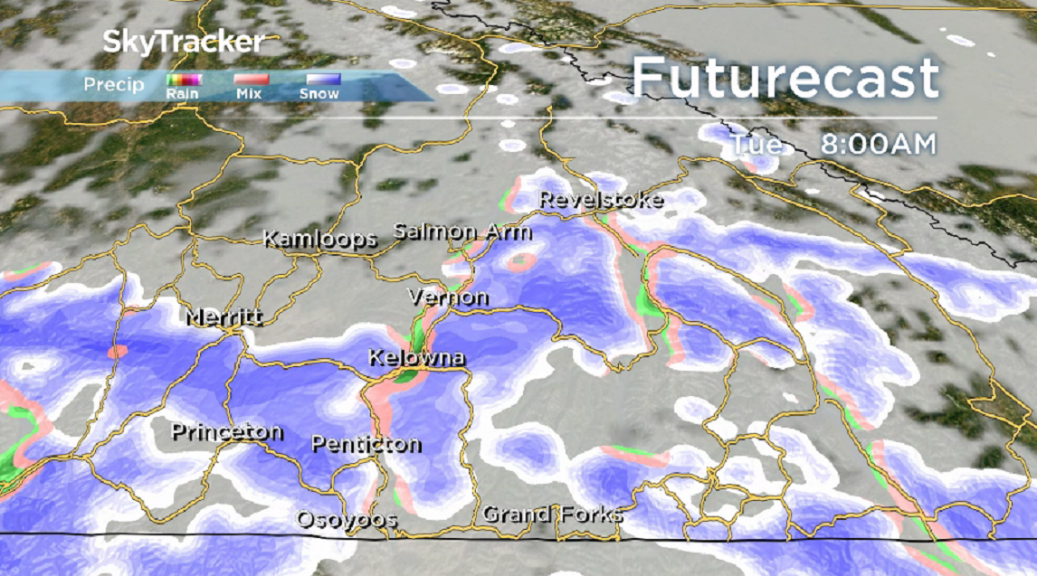Okanagan weather: Risk of rain and snow ramps back up - Okanagan ...