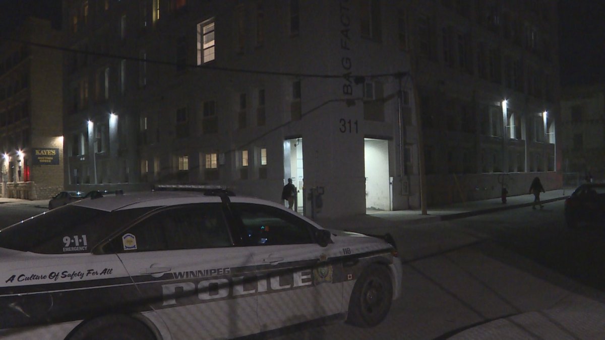 Police on scene at an Alexander Avenue apartment Thursday night.