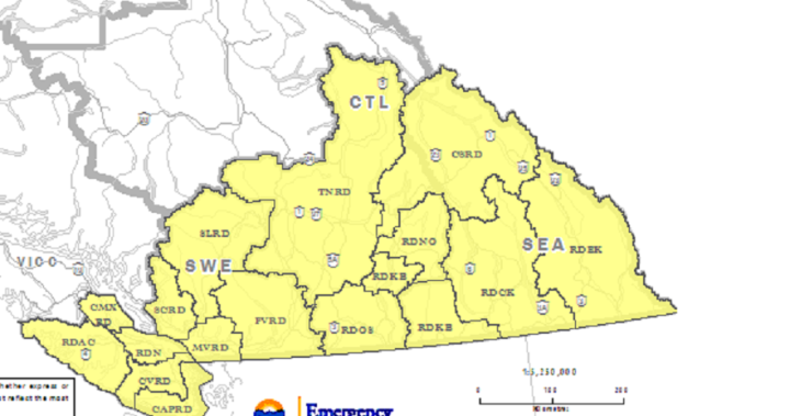 B.C. flooding map 2021 shows areas affected by atmospheric river ...