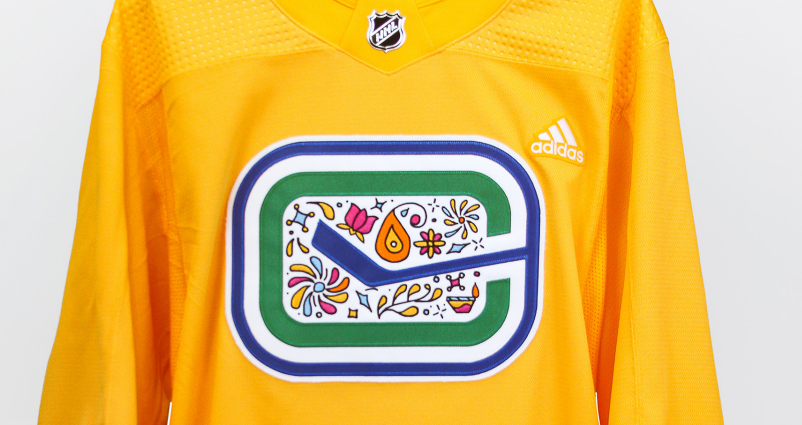 Vancouver Canucks Diwali Specialty Jersey! 