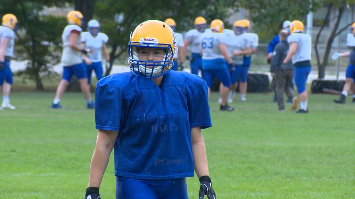 The first female player in the Canadian Junior Football League, Emmarae Dale, reflects on her season with the Saskatoon Hilltops. 