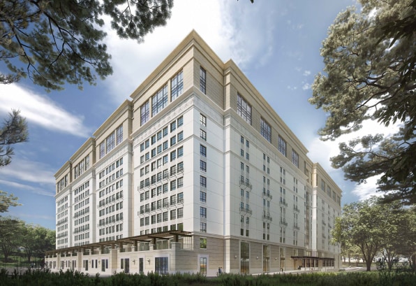 A rendering of Munger Hall