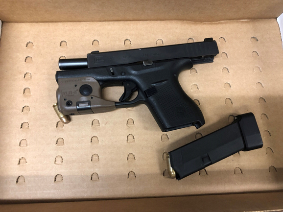 Peterborough police executed a search warrant at a Rubidge Street residence in Peterborough early Friday afternoon and seized a firearm.