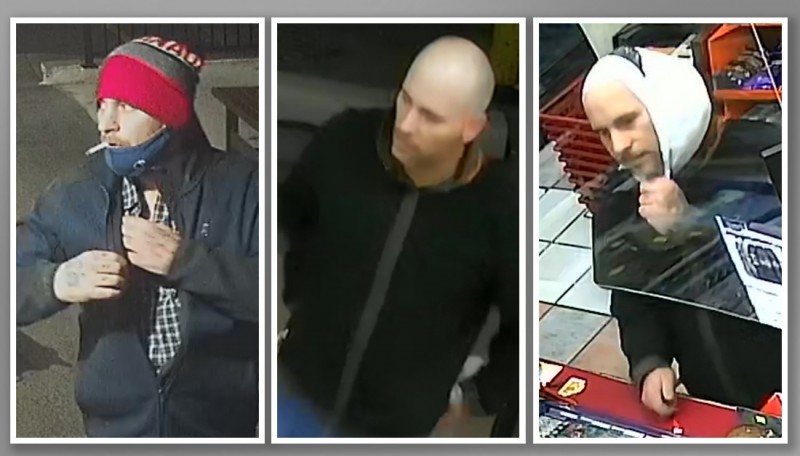 Police believe the same man is responsible for four commercial robberies  in the downtown core. 