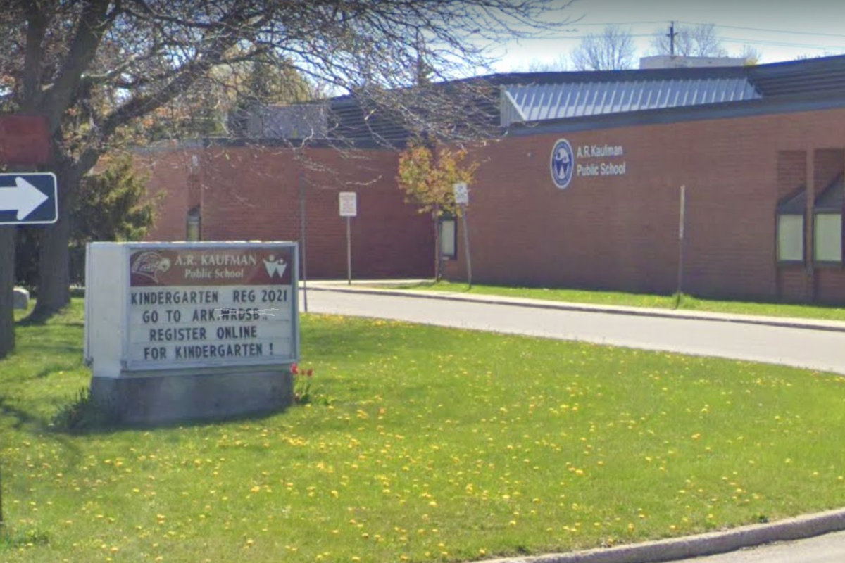 A R Kaufman Public School in Kitchener.
