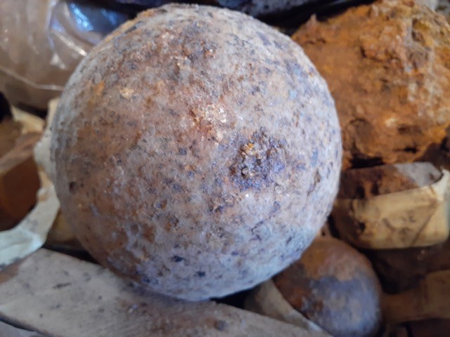 Fleet Diving Unit Atlantic, based at CFB Halifax, will will help  remove approximately 100 cannonballs, dating back to the 1700s, which have been recovered by Fortress of Louisburg staff over the years. 