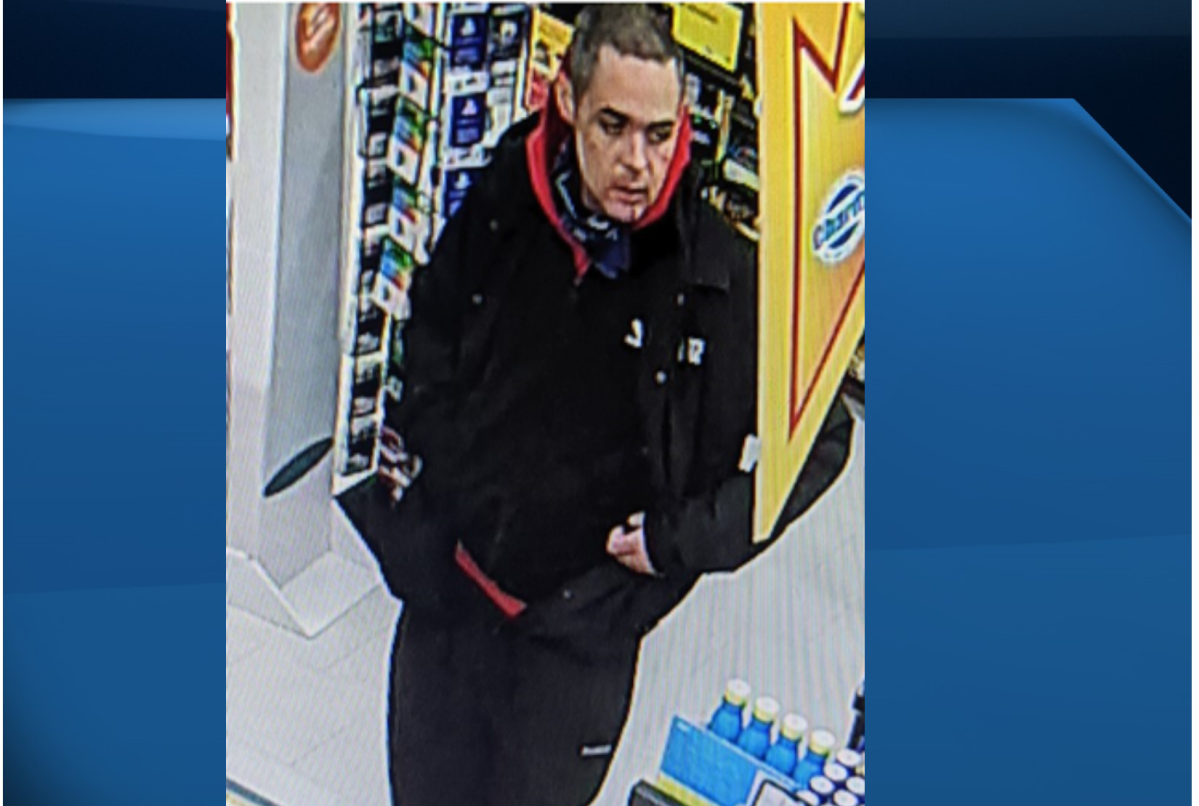 Peterborough police are seeking the public’s assistance in locating a suspect wanted in connection with a robbery from a convenience store. 
