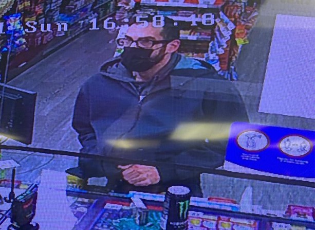 On Nov. 14, 2021 at 5 p.m., Penticton RCMP received a complaint of a robbery having occurred at the Esso gas station at 1009 Main St., in Okanagan Falls, B.C.